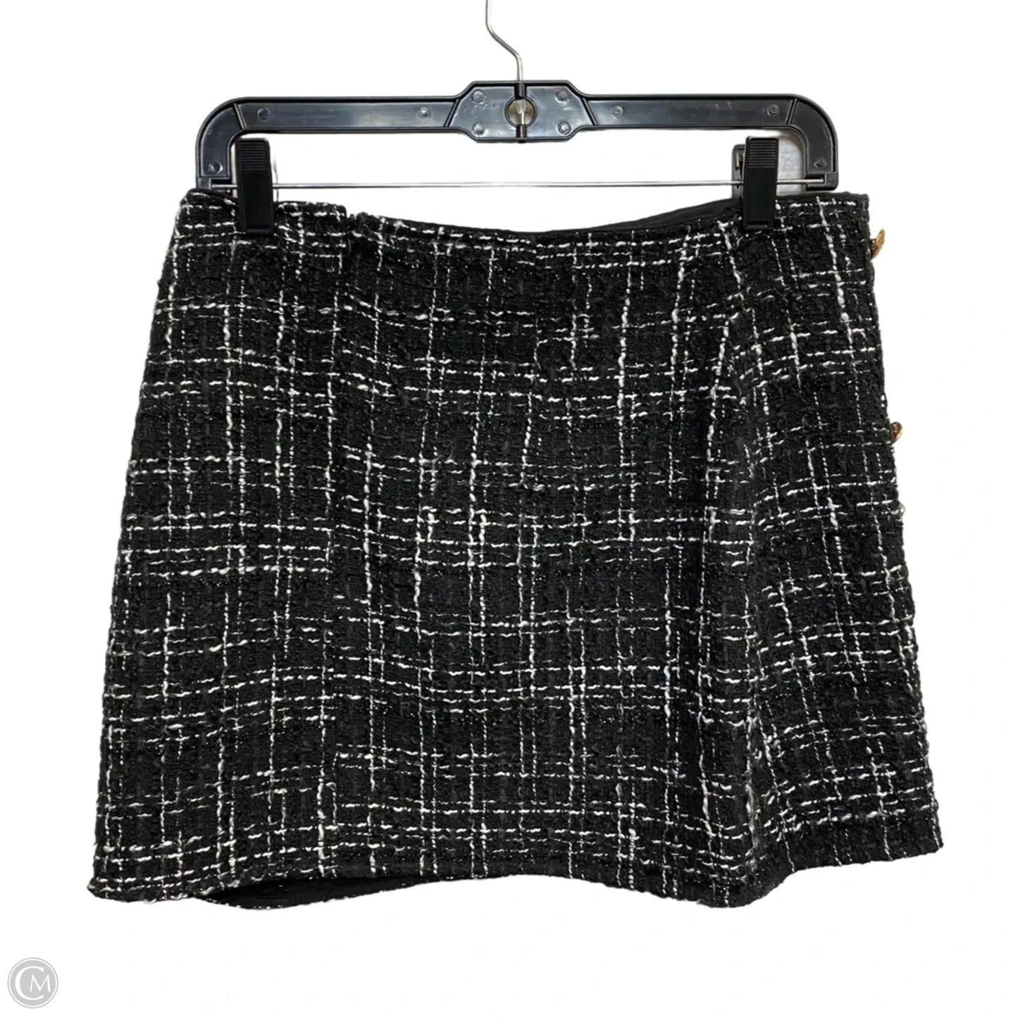 Skirt Mini & Short By Shein In Black & White, Size: S