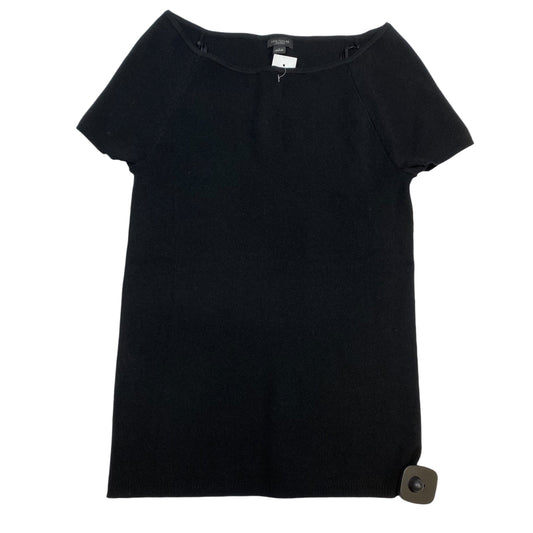 Top Short Sleeve By Ann Taylor In Black, Size: L