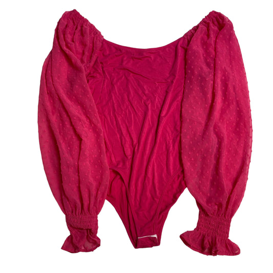 Bodysuit By Zeagoo In Pink, Size: 1x