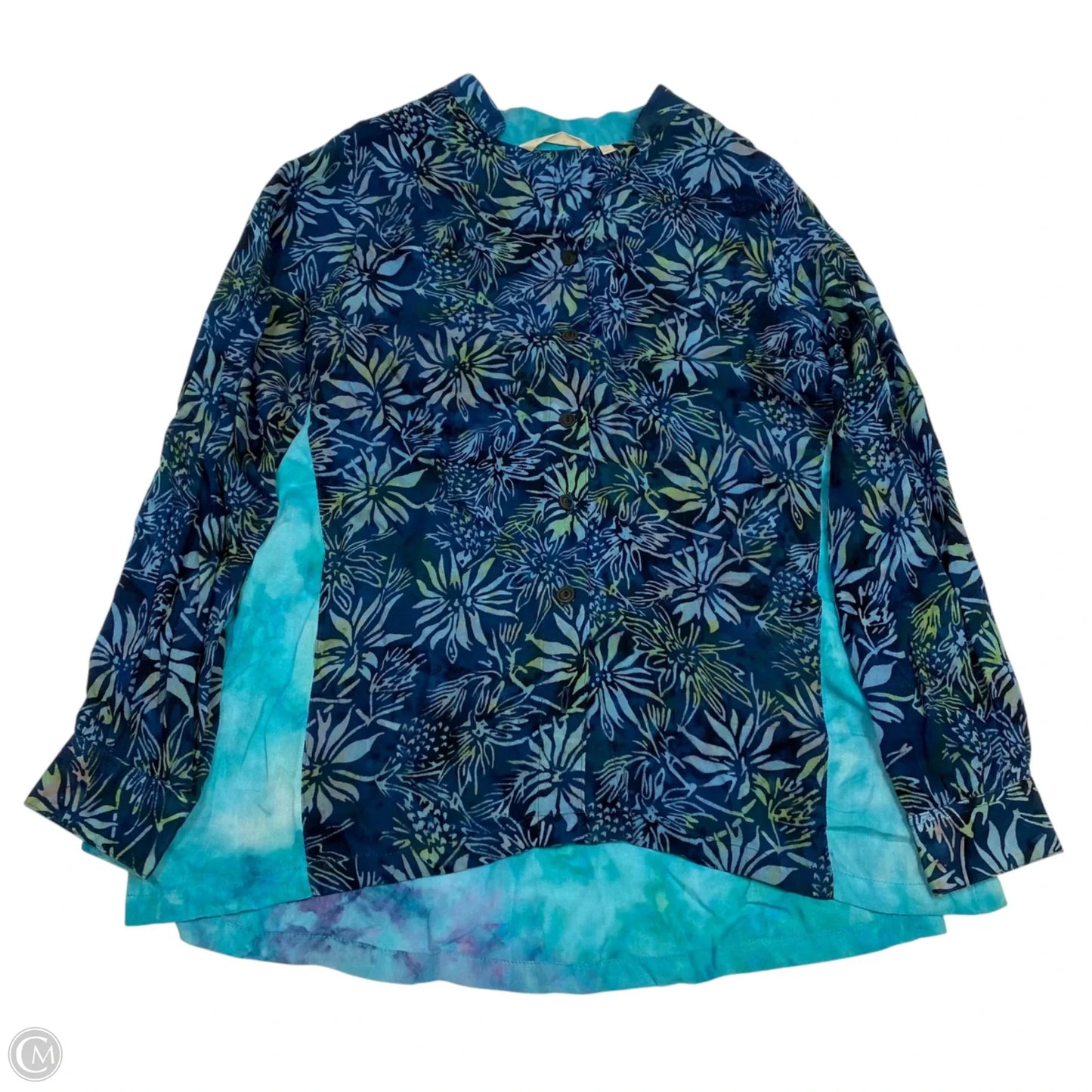 Top Long Sleeve By Soft Surroundings In Blue, Size: Xs