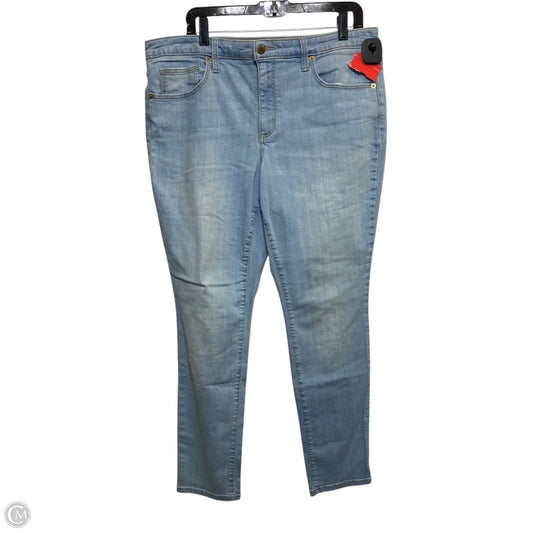 Jeans Skinny By Universal Thread In Blue Denim, Size: 16