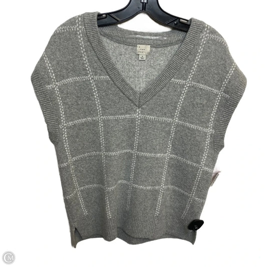 Vest Sweater By A New Day In Grey, Size: S