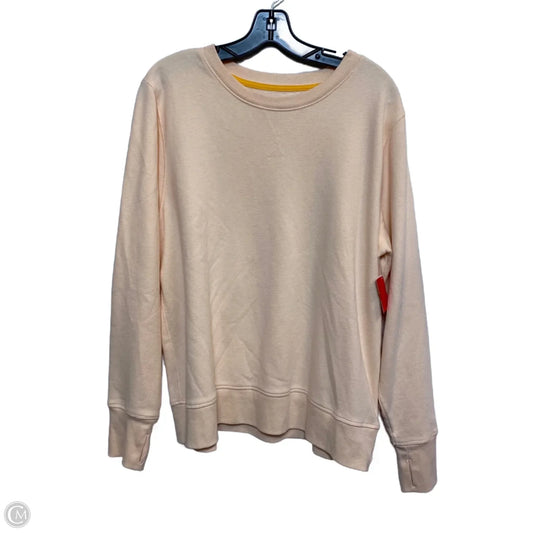 Athletic Sweatshirt Crewneck By Tek Gear In Pink, Size: Xl