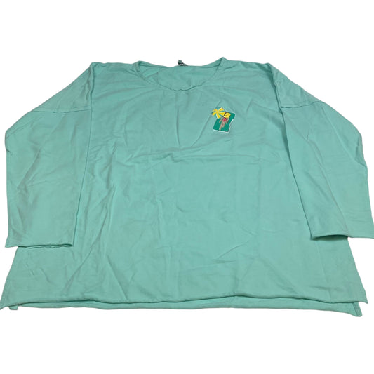 Top Long Sleeve By Crown And Ivy In Teal, Size: 2x