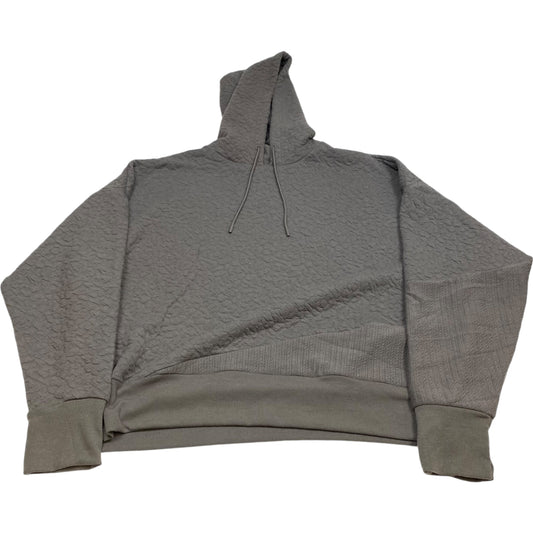 Sweatshirt Hoodie By Tahari By Arthur Levine In Grey, Size: 2x