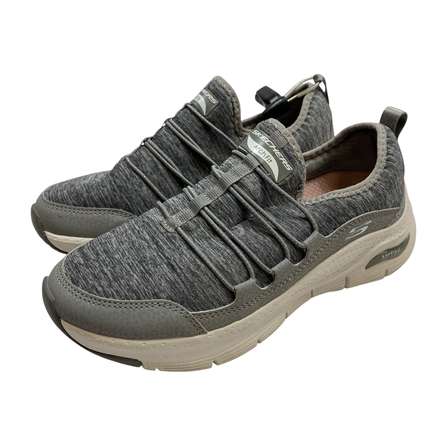 Shoes Sneakers By Skechers In Grey, Size: 6