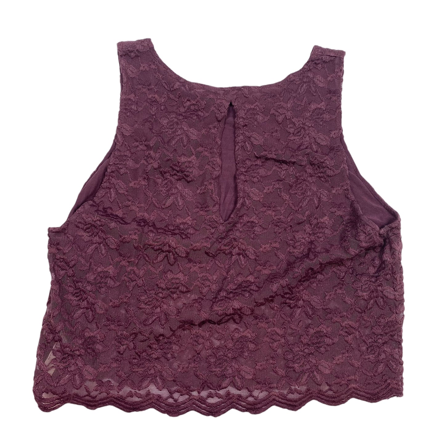 Top Sleeveless By Free People In Purple, Size: L