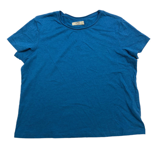 Top Short Sleeve Designer By Ugg In Blue, Size: S