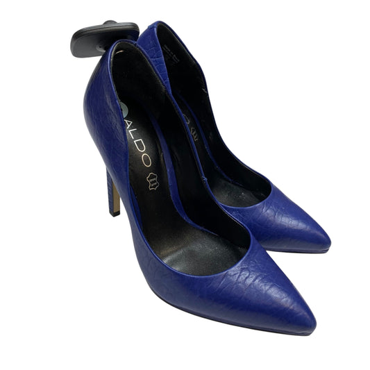 Shoes Heels Stiletto By Aldo In Blue, Size: 6