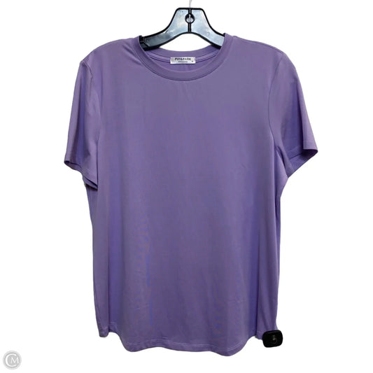 Athletic Top Short Sleeve By Pinspark In Purple, Size: M
