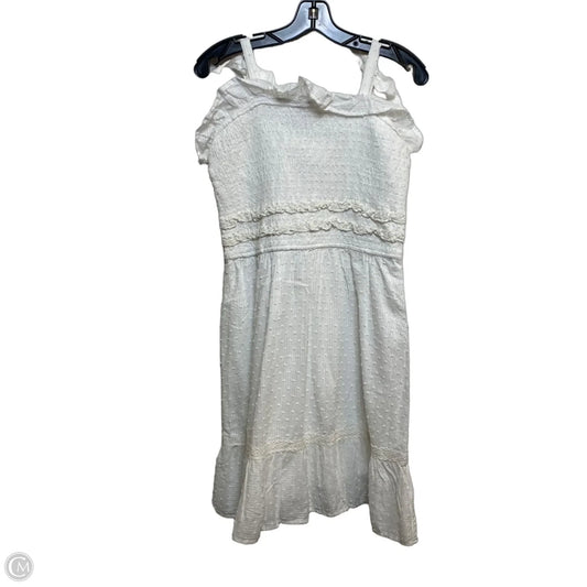 Dress Casual Short By Japna In White, Size: L
