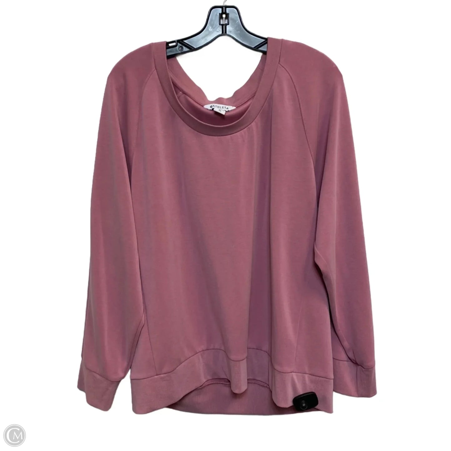 Athletic Sweatshirt Crewneck By Athleta In Pink, Size: Xl