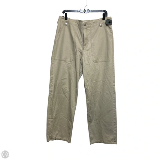 Jeans Straight By Universal Thread In Tan Denim, Size: 14