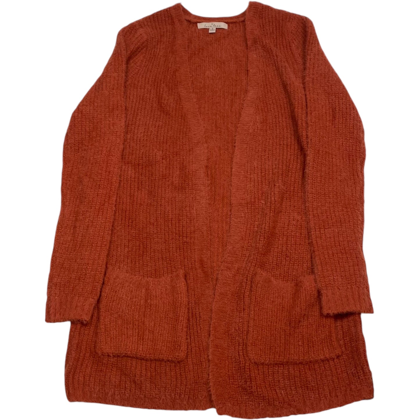 Sweater Cardigan By Love Tree In Red, Size: S