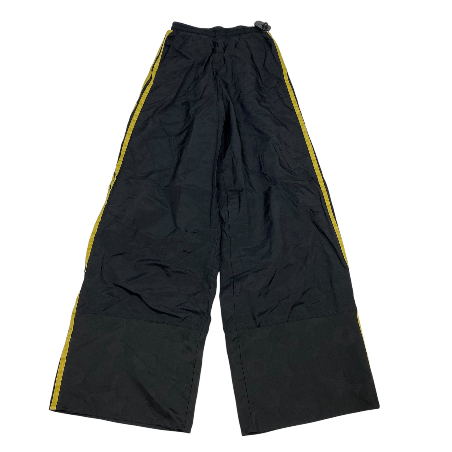 Athletic Pants By Adidas In Black & Gold, Size: S