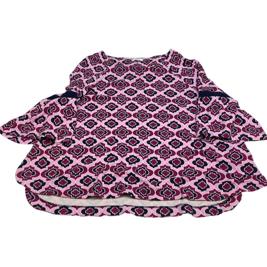 Top 3/4 Sleeve By Crown And Ivy In Pink, Size: 3x