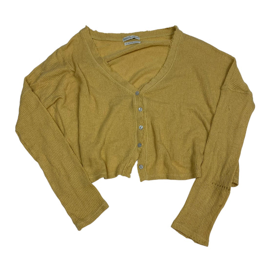 Top Long Sleeve By Urban Outfitters In Yellow, Size: S