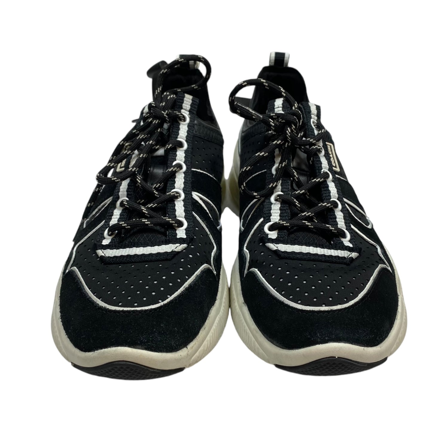 Shoes Designer By Coach In Black & White, Size: 10.5