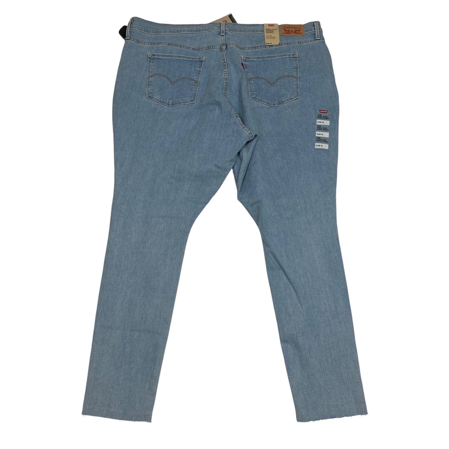 Jeans Skinny By Levis In Blue Denim, Size: 24