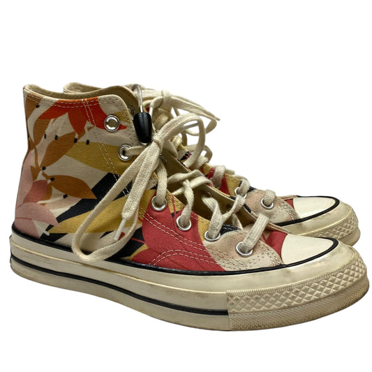 Shoes Sneakers By Converse In Cream & Red, Size: 7