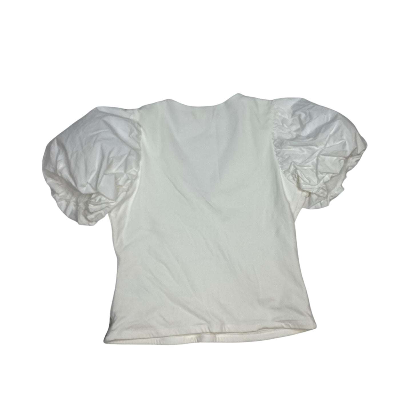 Top Short Sleeve By Maeve In Cream, Size: Lp