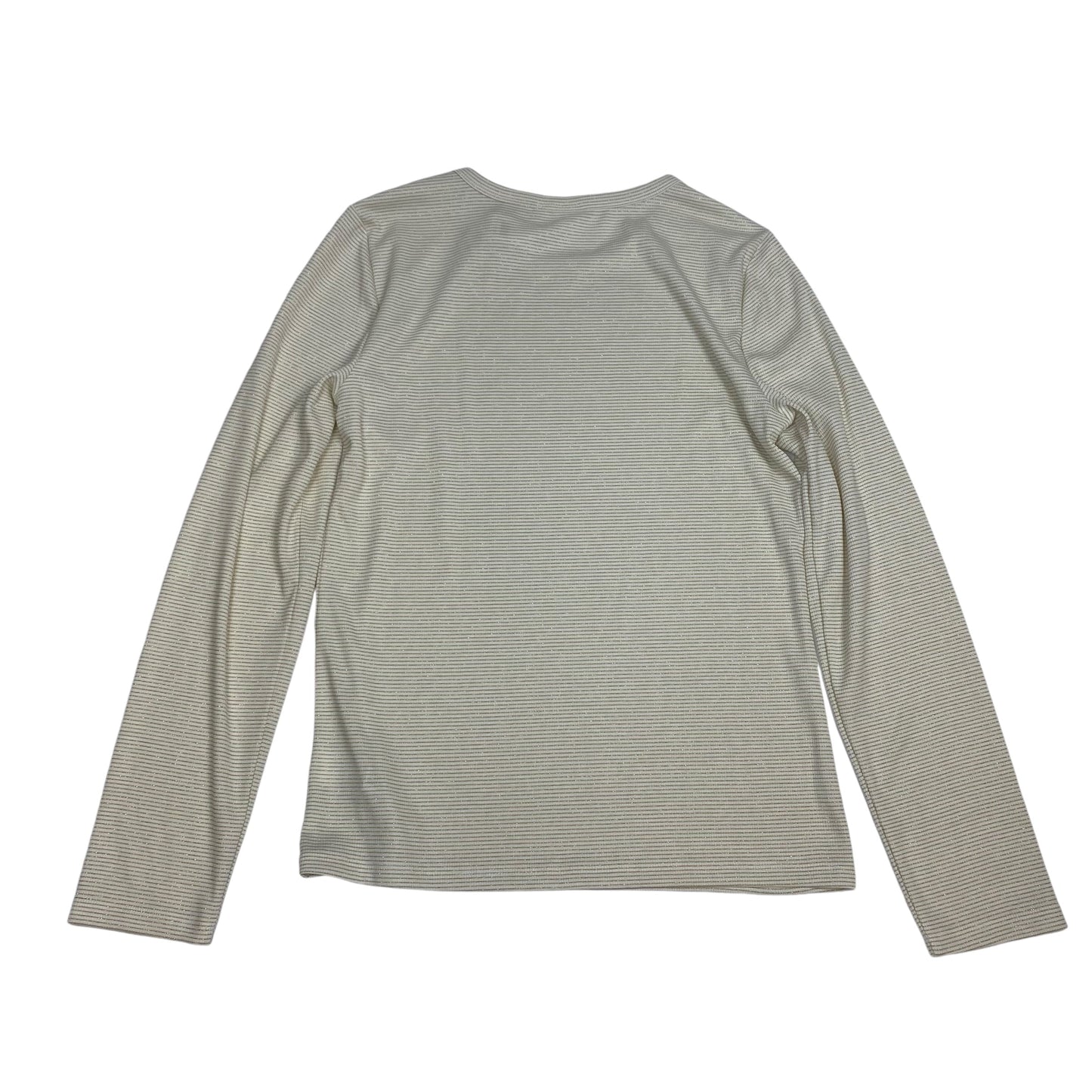 Top Long Sleeve By Gap In Cream, Size: L