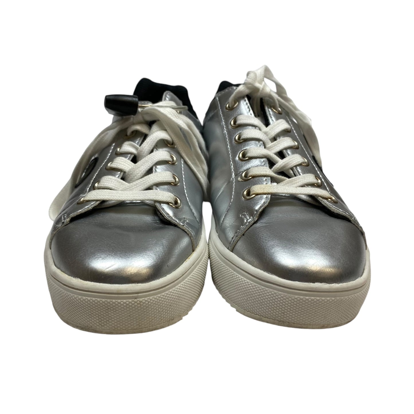 Shoes Sneakers By Disney Store In Silver, Size: 7