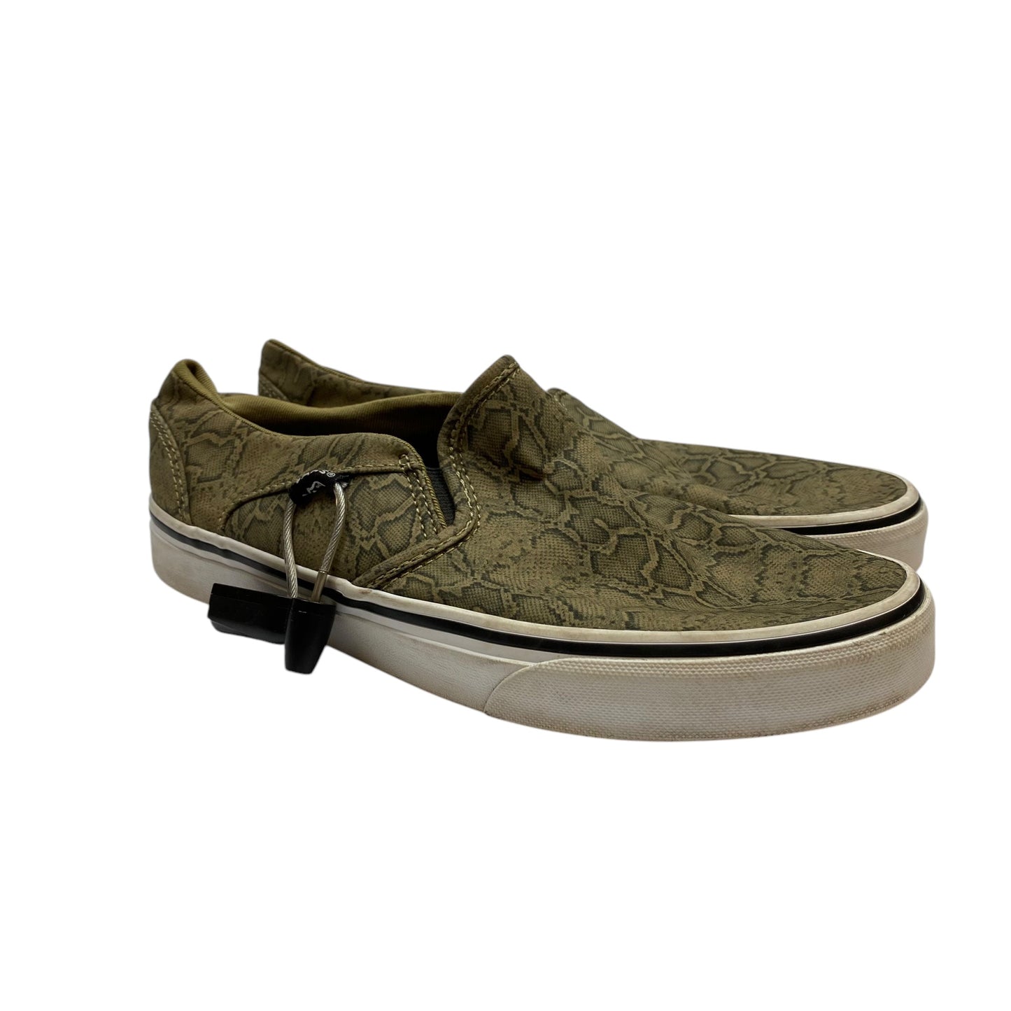 Shoes Sneakers By Vans In Green, Size: 8.5