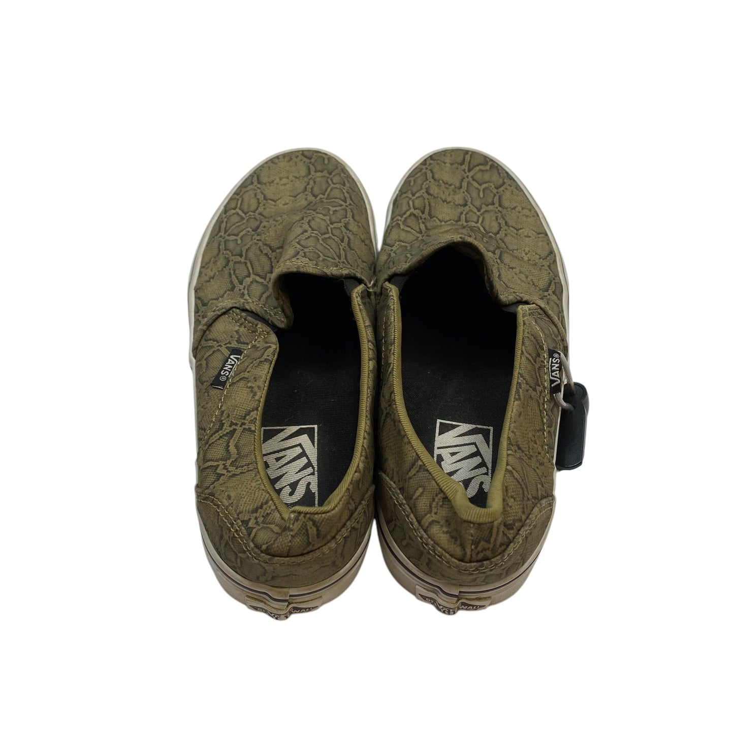 Shoes Sneakers By Vans In Green, Size: 8.5