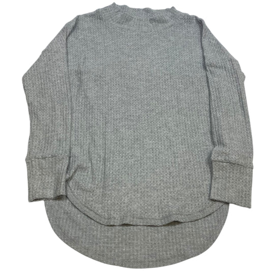 Top Long Sleeve By Caslon In Grey, Size: S