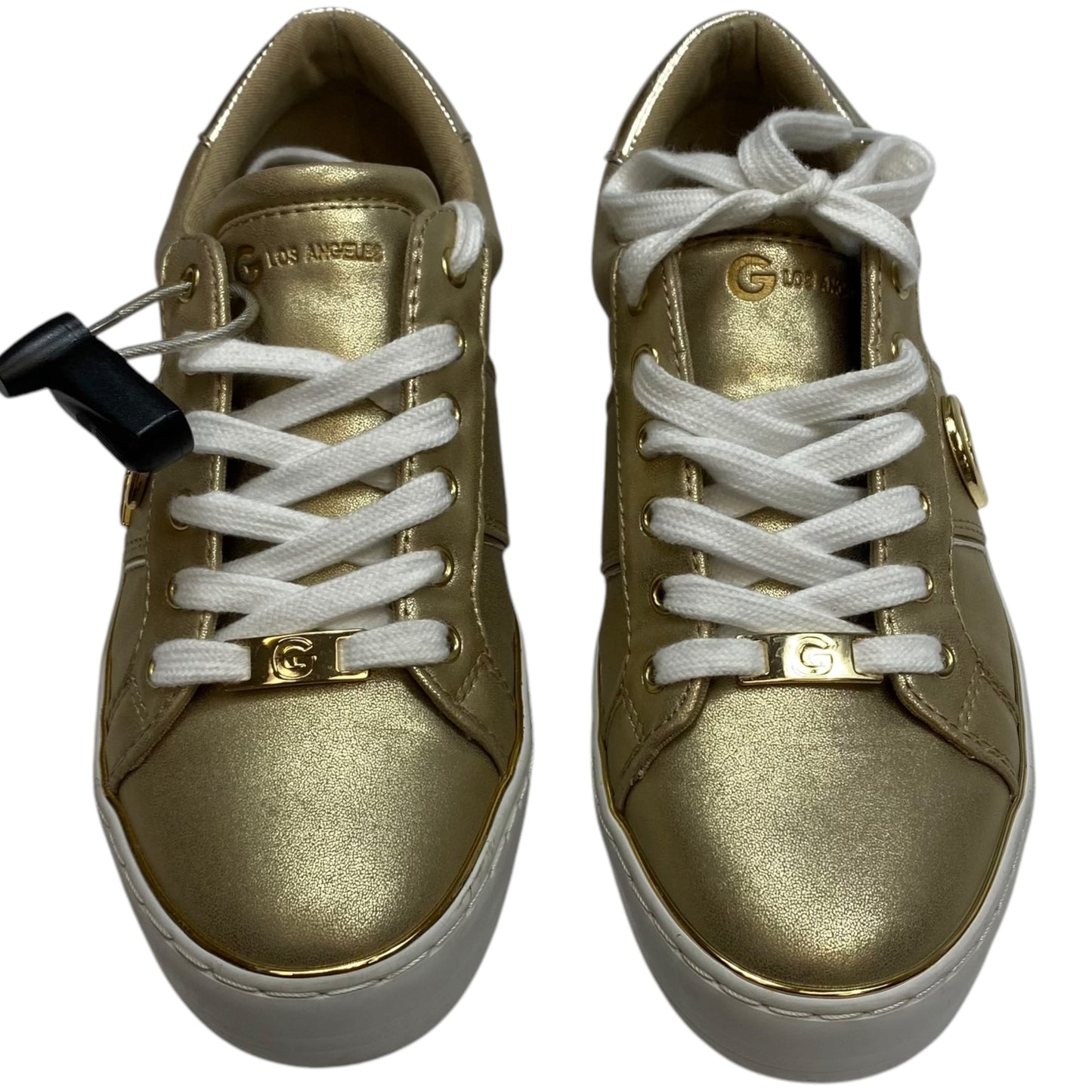 Shoes Sneakers By G By Guess In Gold, Size: 8