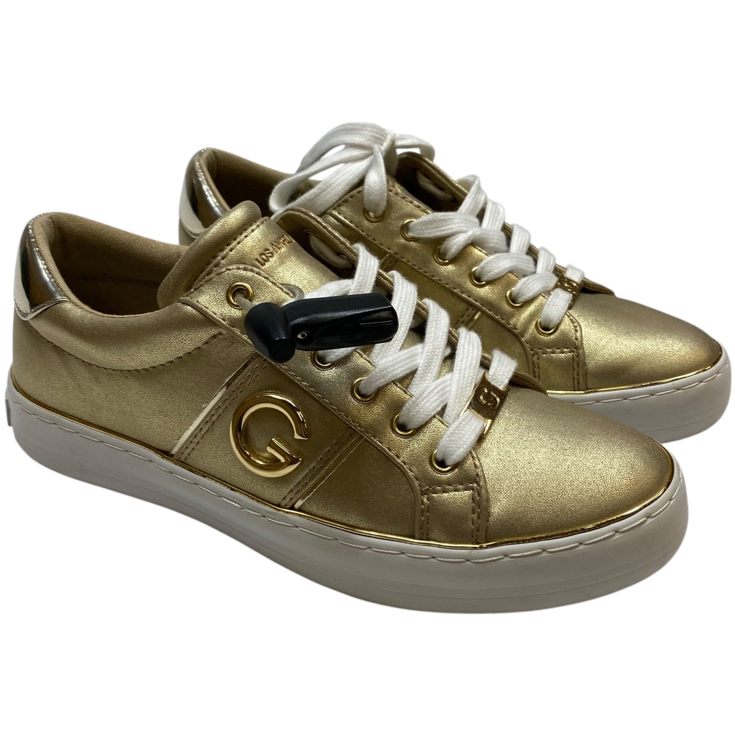 Shoes Sneakers By G By Guess In Gold, Size: 8