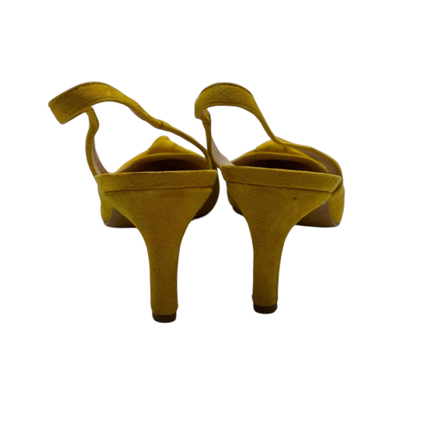 Shoes Heels Kitten By Franco Sarto In Yellow, Size: 9.5