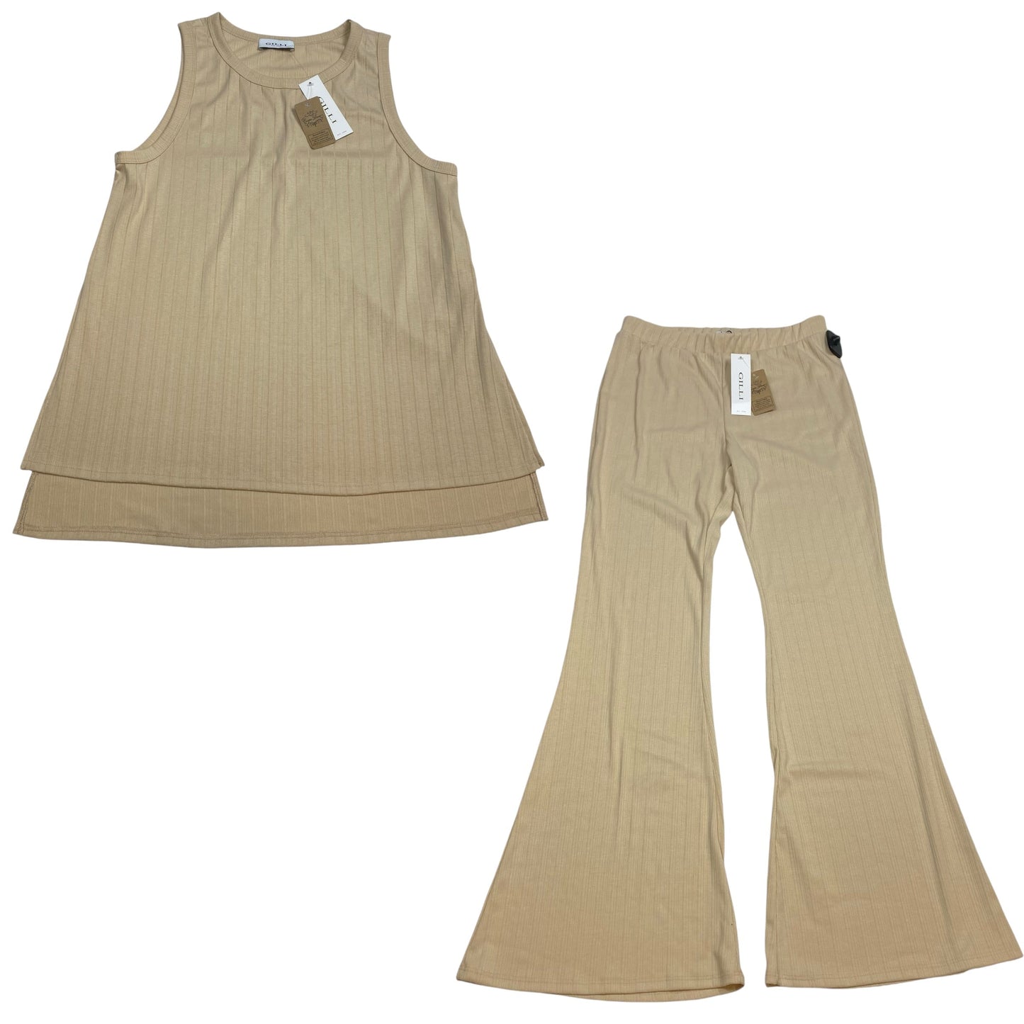 Lounge Set Pants By Gilli In Tan, Size: L