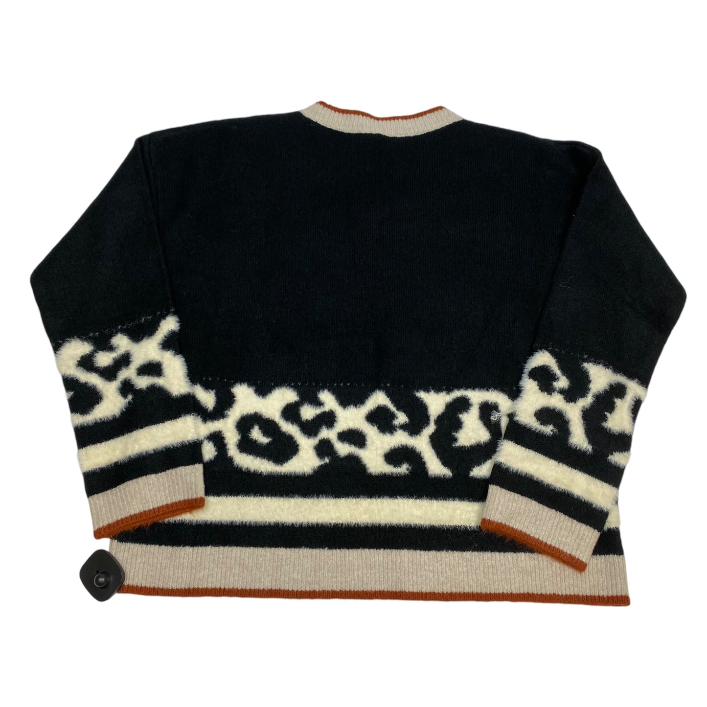 Sweater By Hem & Thread In Black & Cream, Size: M