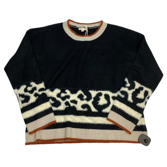 Sweater By Hem & Thread In Black & Cream, Size: M