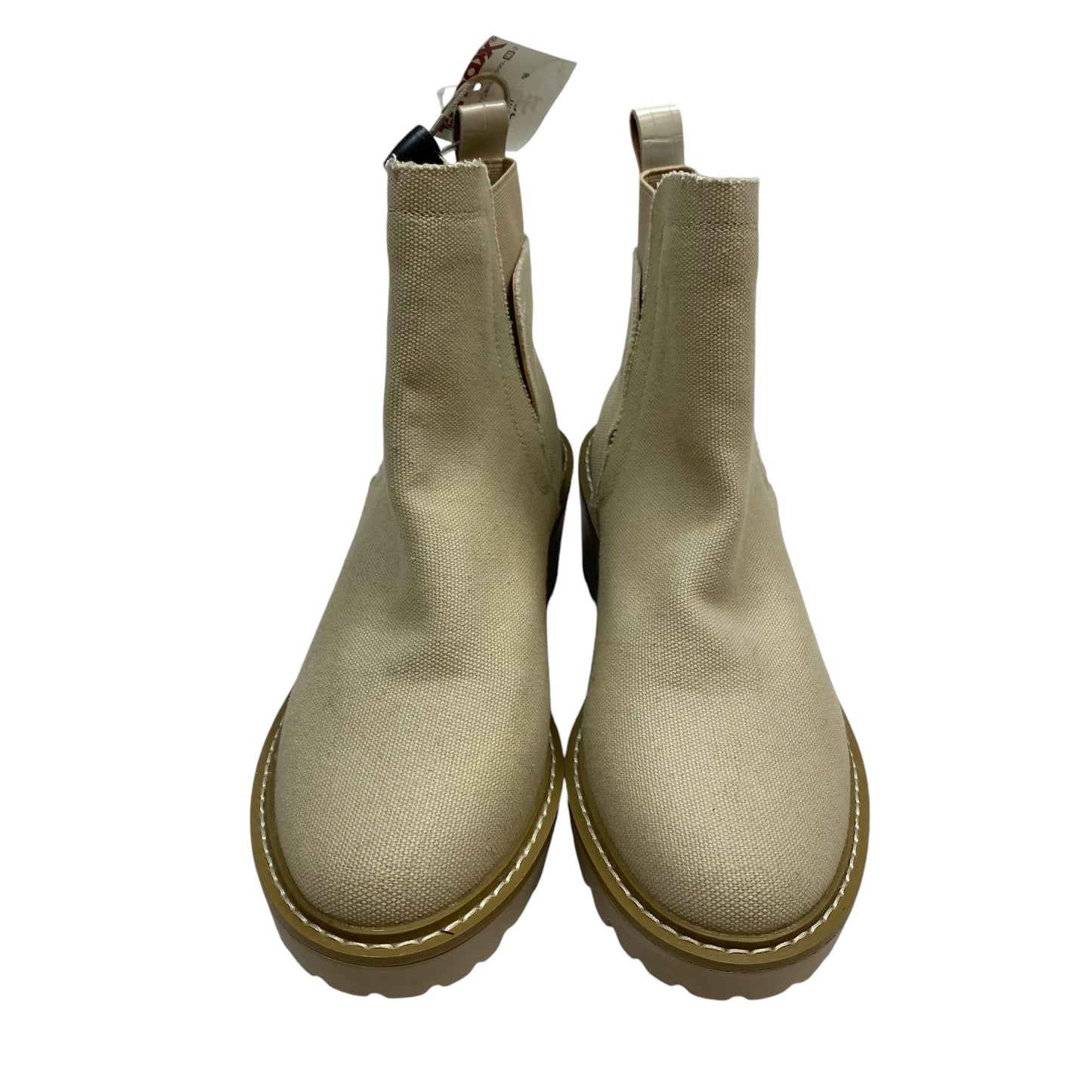 Boots Ankle Heels By Nicole By Nicole Miller In Cream, Size: 9