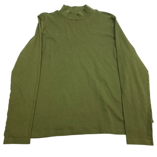 Top Long Sleeve Basic By Kim Rogers In Green, Size: Xxl