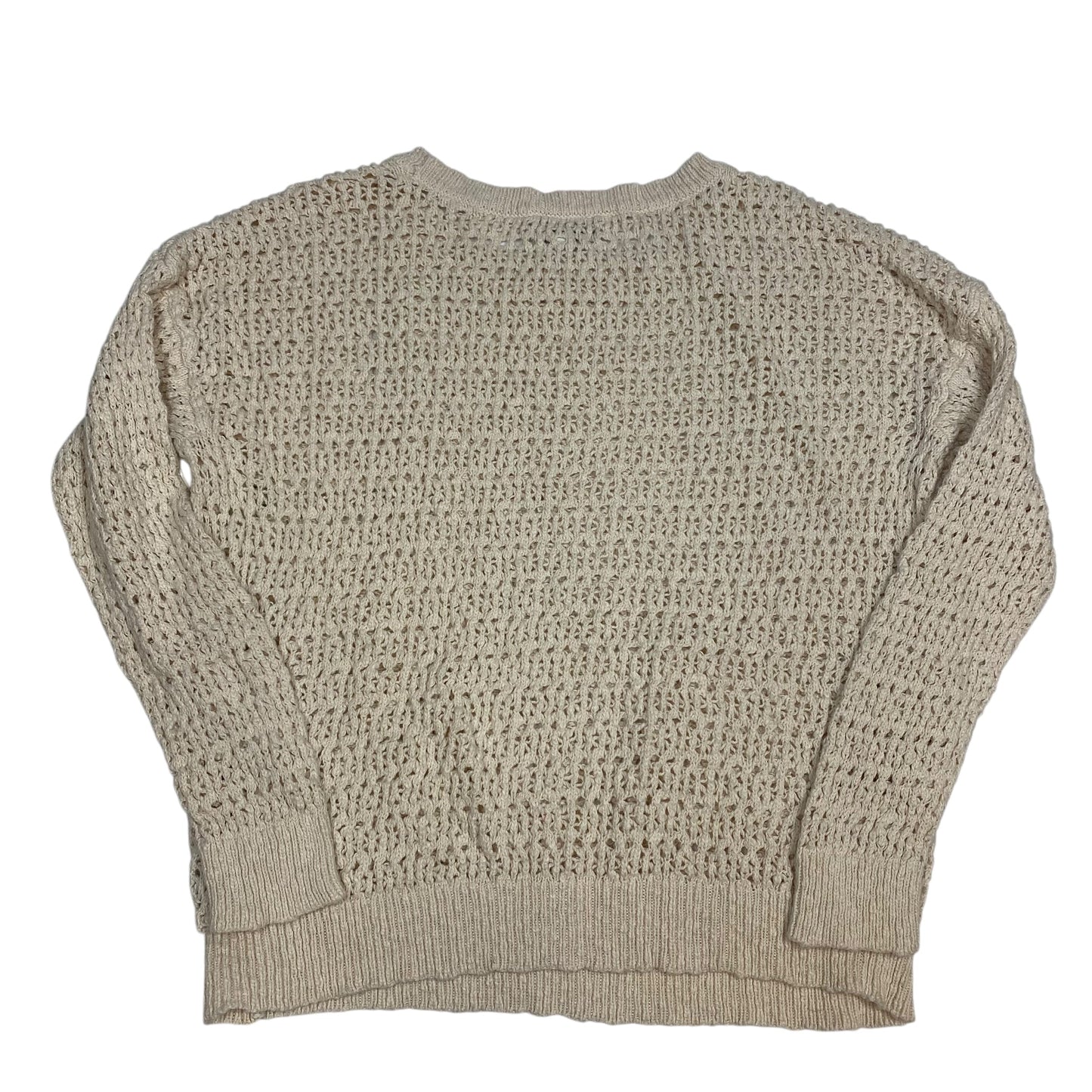 Sweater By American Eagle In Cream, Size: L