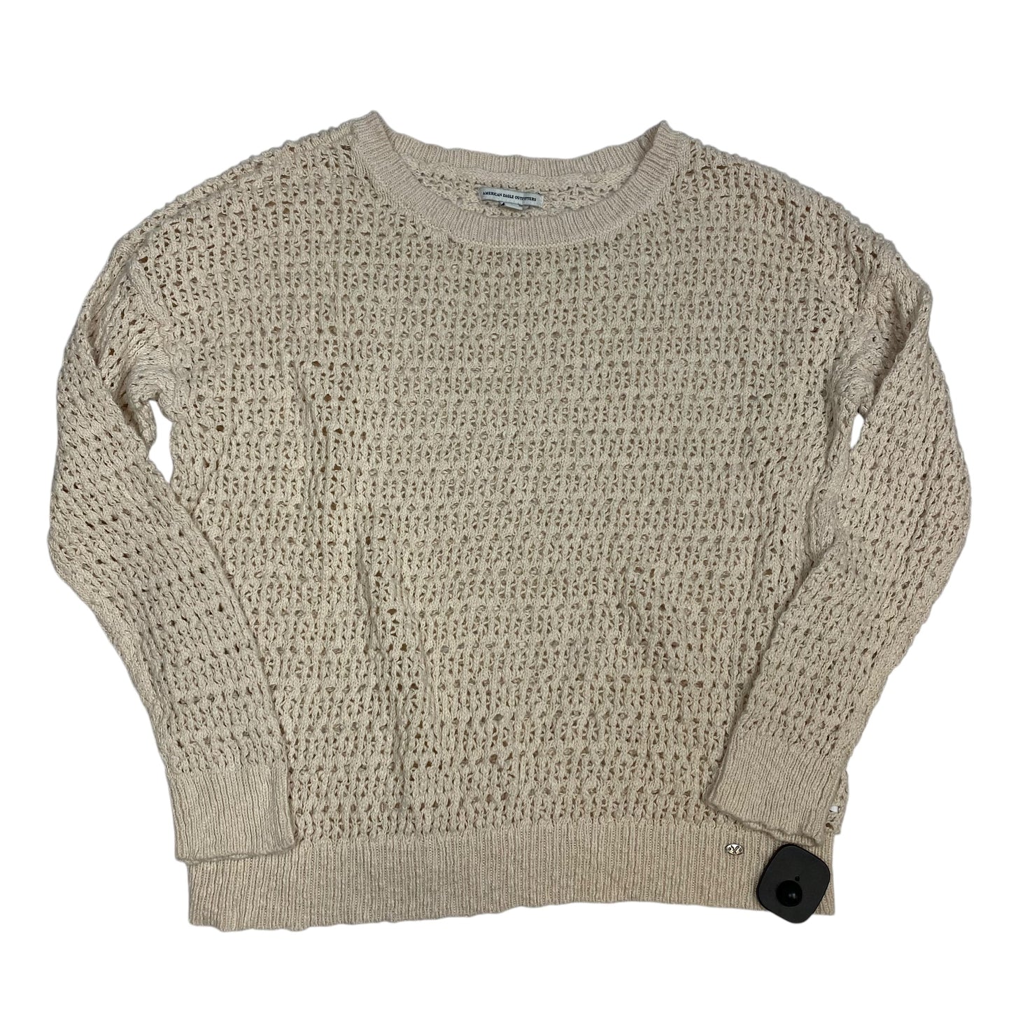 Sweater By American Eagle In Cream, Size: L