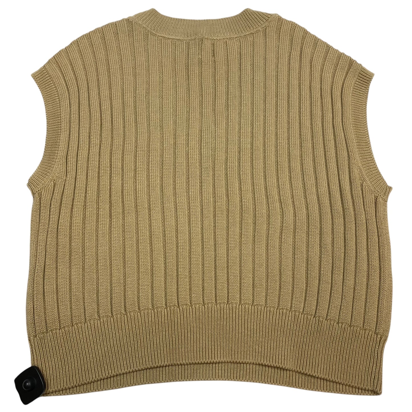 Vest Sweater By Gap In Tan, Size: Lp