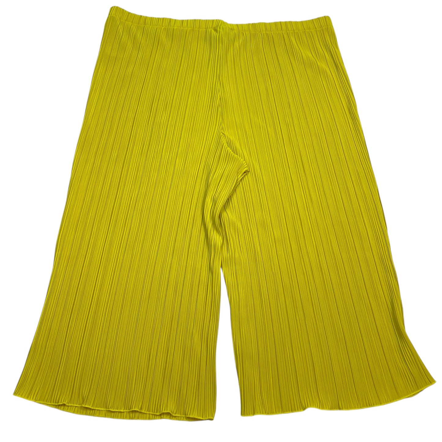 Pants Wide Leg By Rafaella In Yellow, Size: 3x