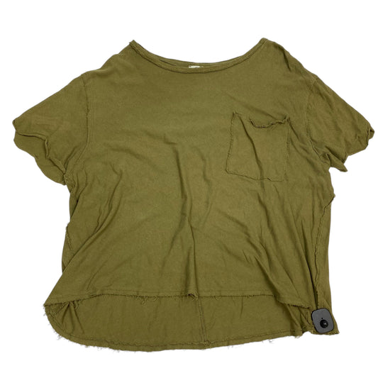 Top Short Sleeve By We The Free In Green, Size: Xl