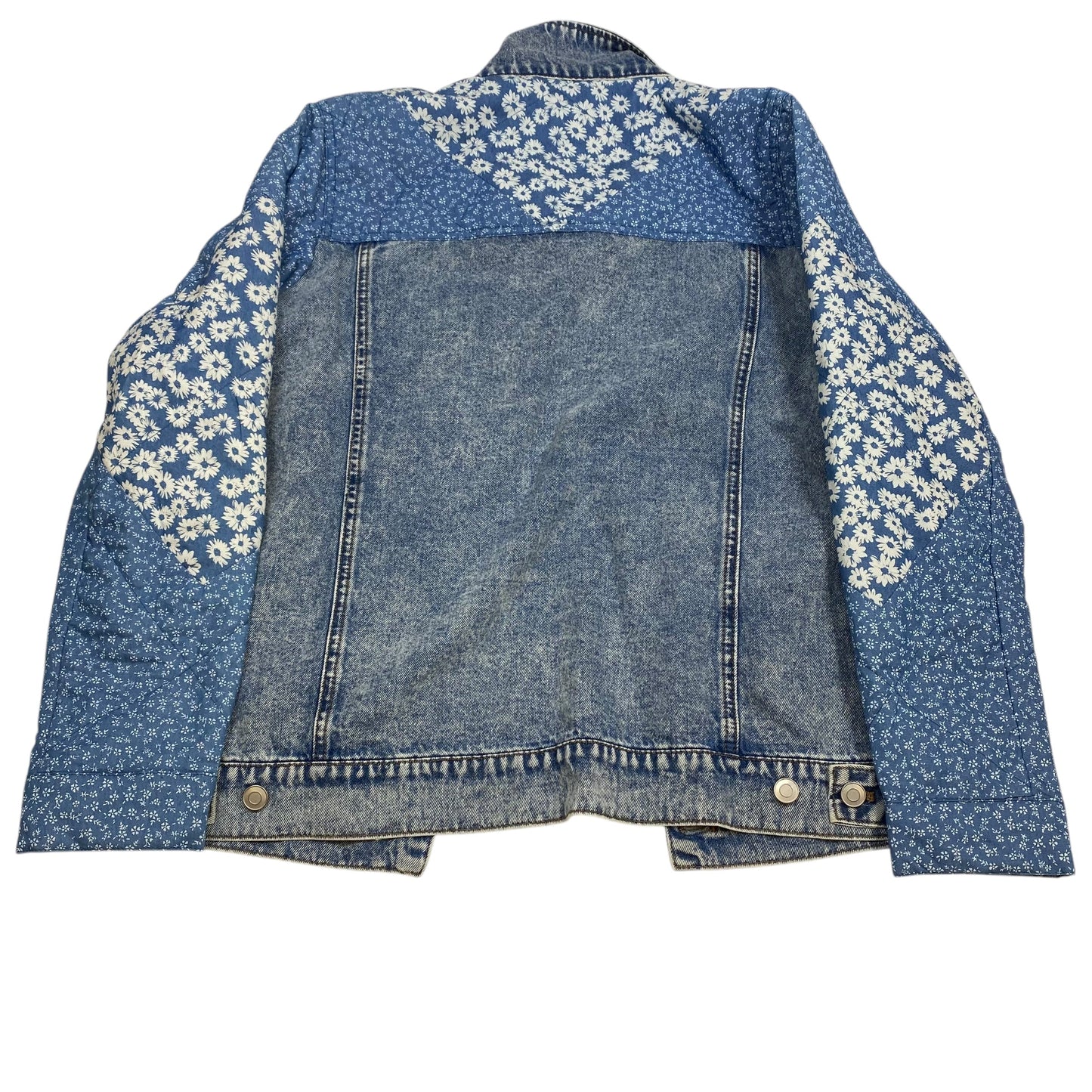 Jacket Denim By Avec Les Filles In Blue Denim, Size: M