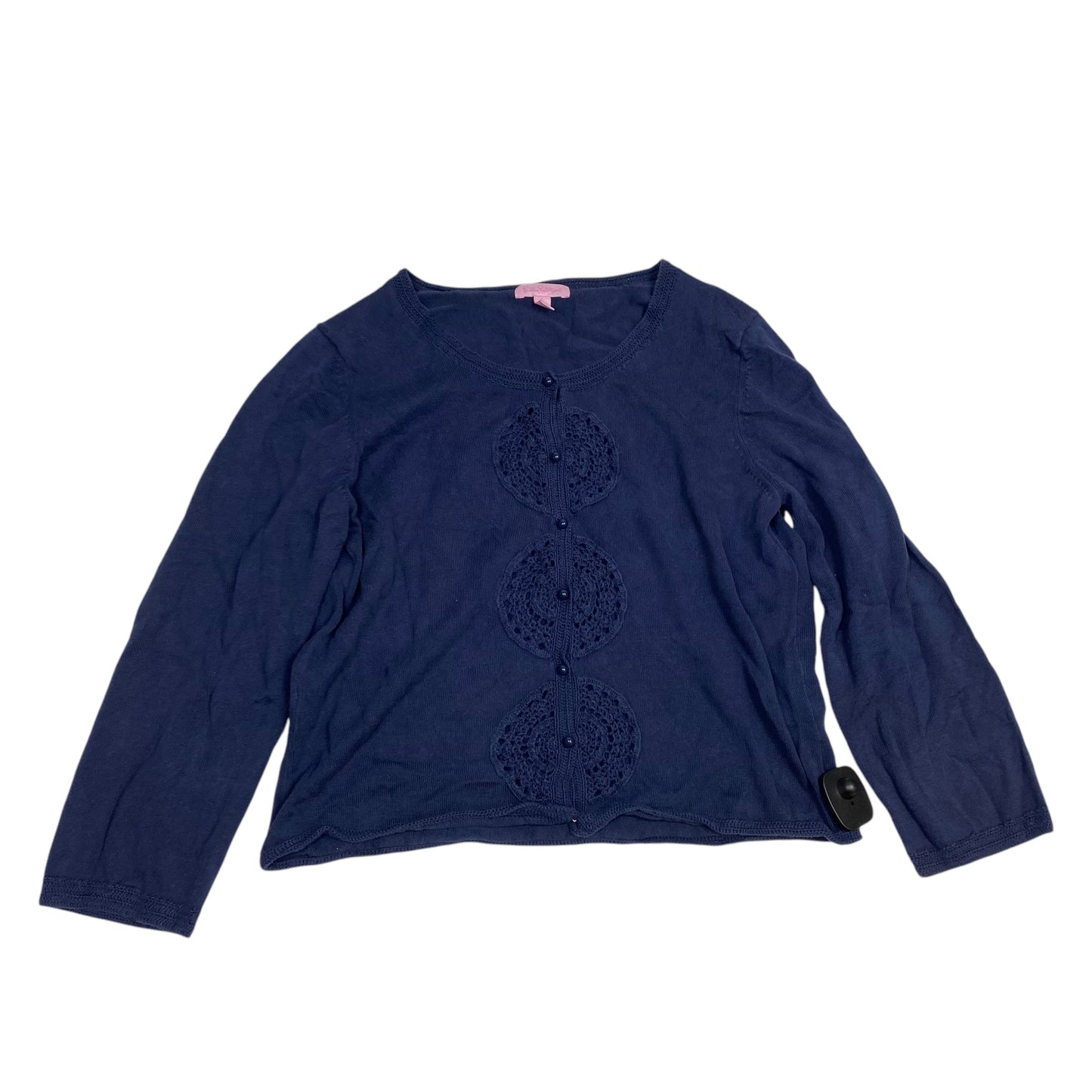 Cardigan Designer By Lilly Pulitzer In Navy, Size: L