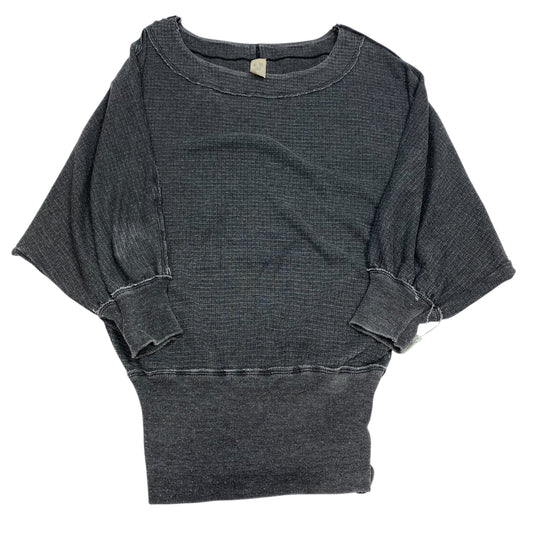 Top 3/4 Sleeve By We The Free In Grey, Size: Xs