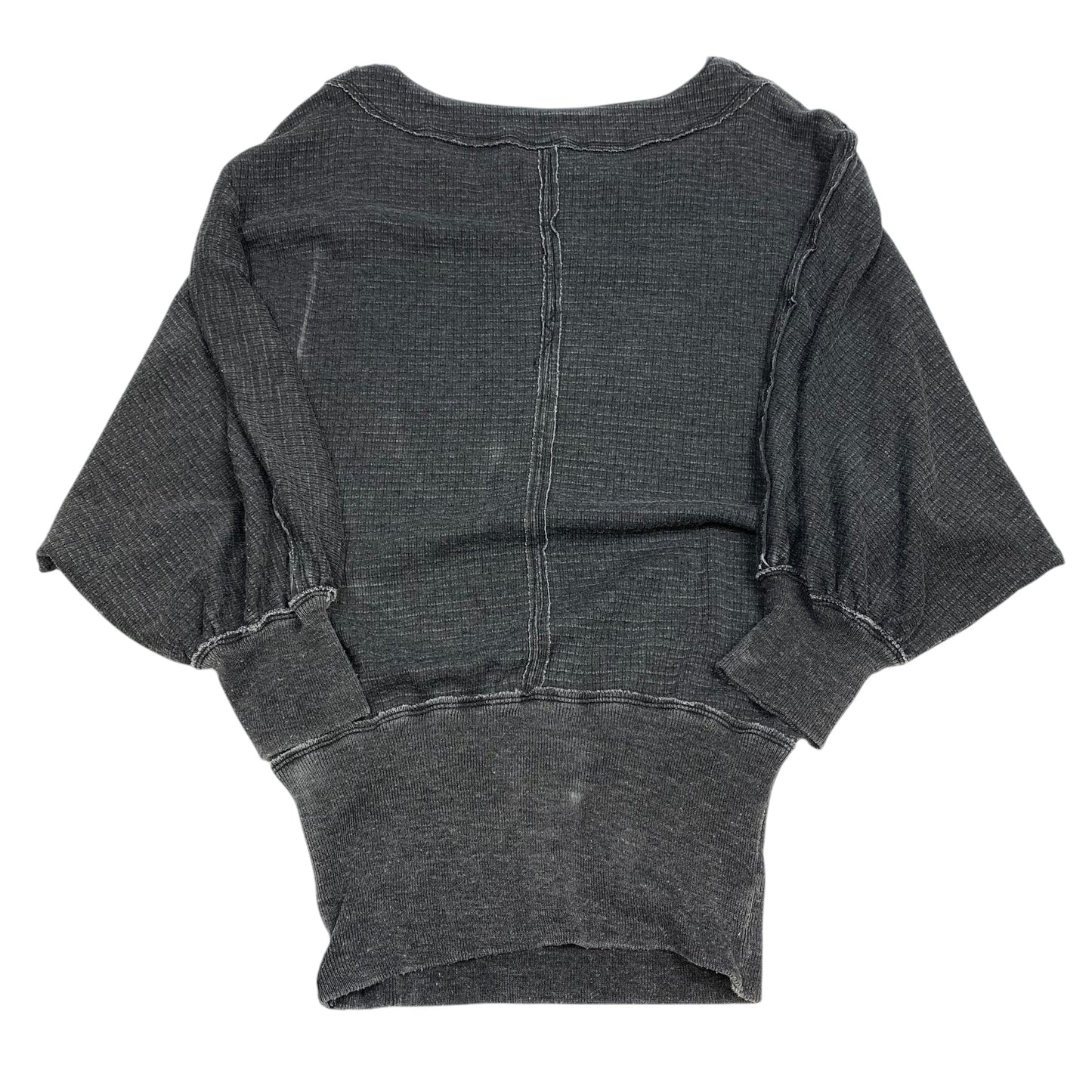 Top 3/4 Sleeve By We The Free In Grey, Size: Xs