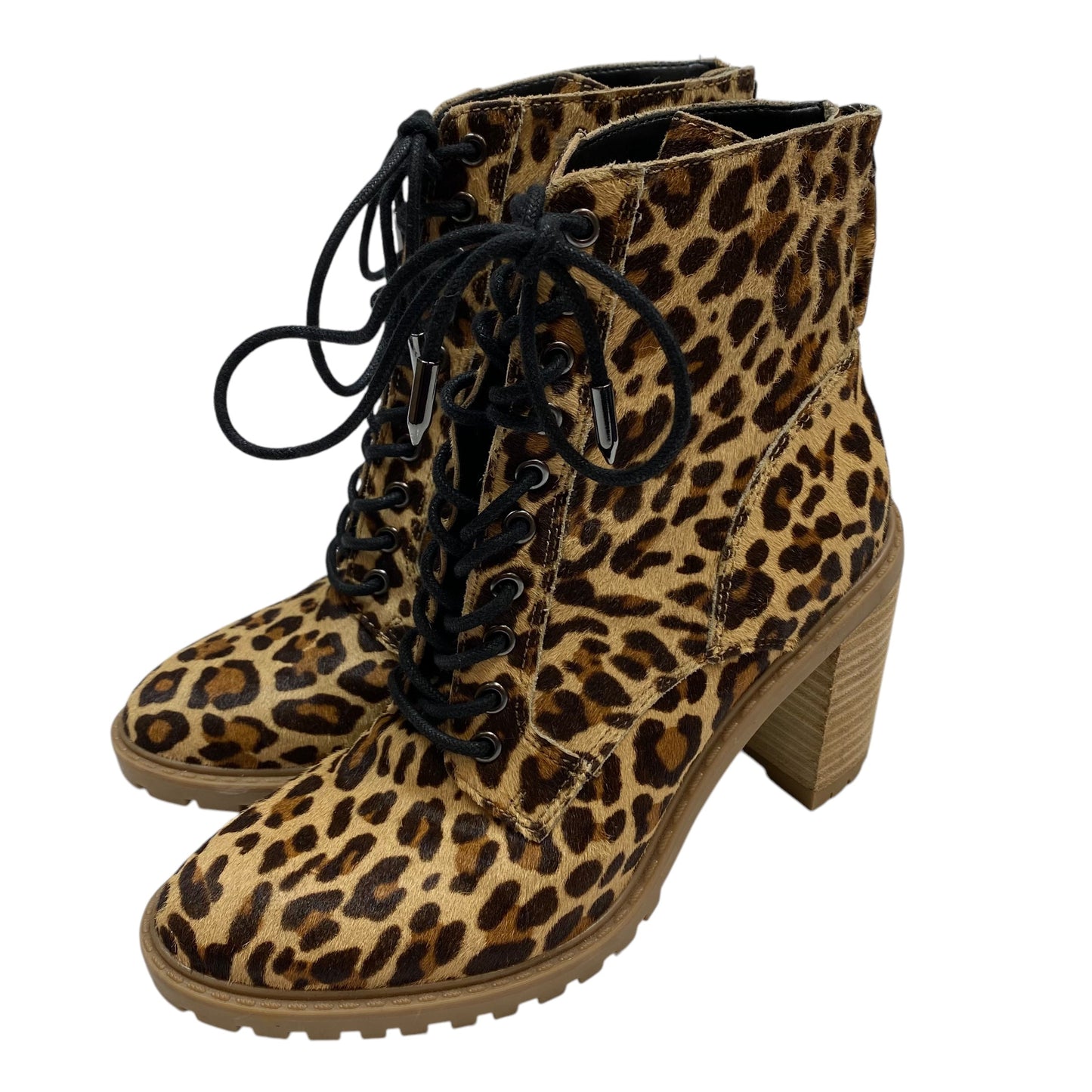 Boots Ankle Heels By Dolce Vita In Animal Print, Size: 6