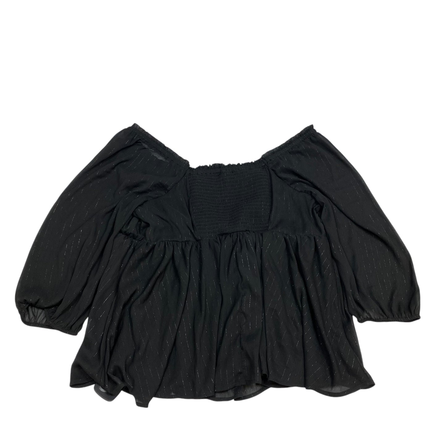 Top Long Sleeve By Torrid In Black, Size: 2x