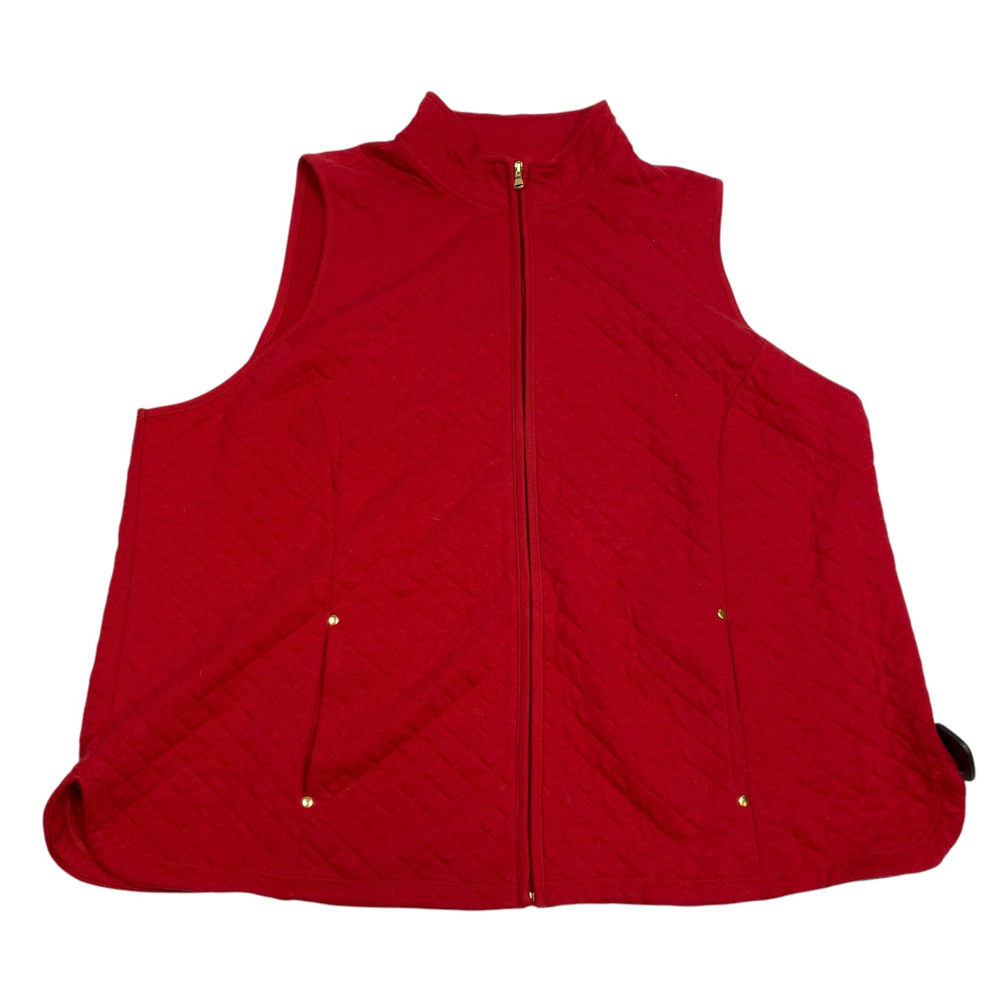 Vest Other By Kim Rogers In Red, Size: 2x